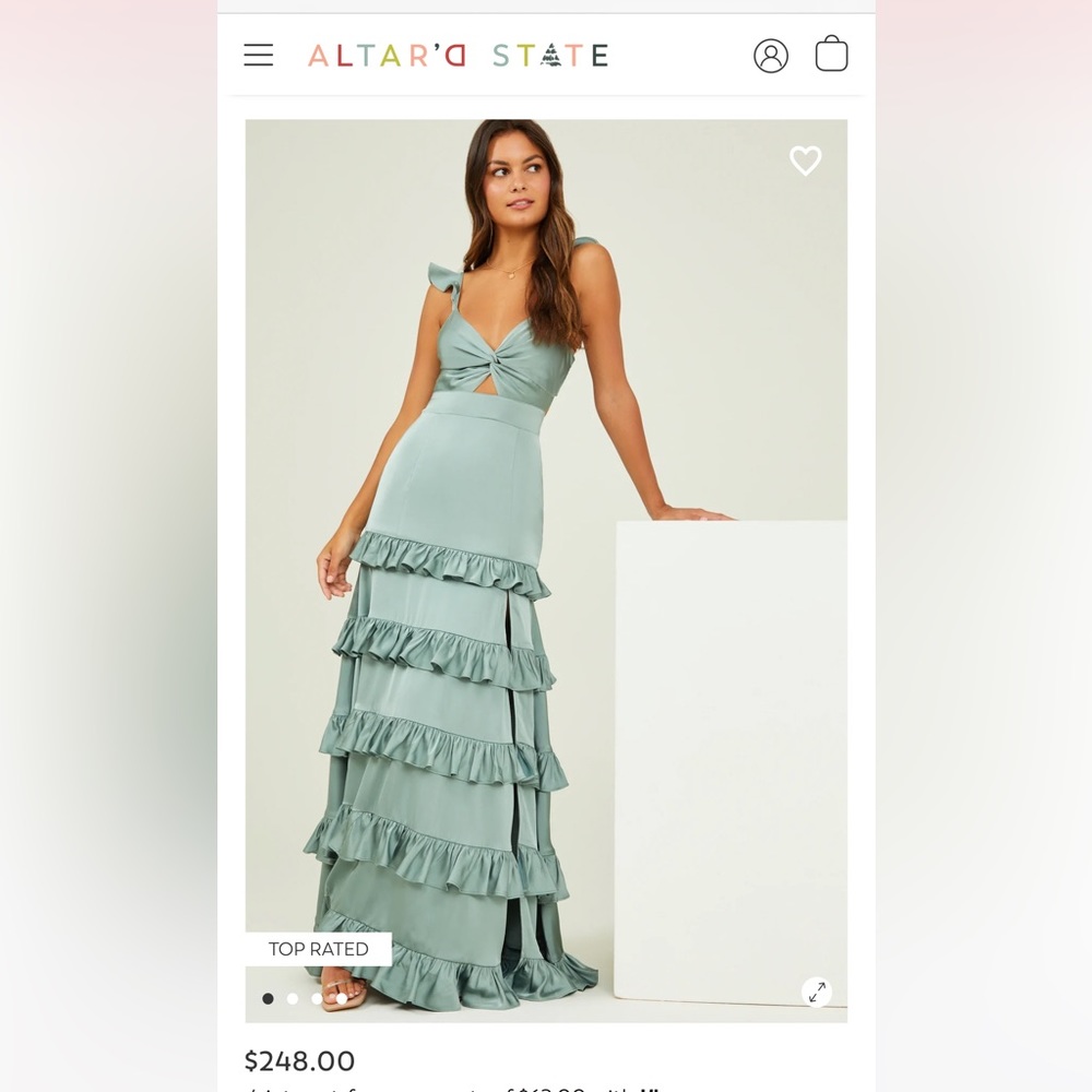 Beautiful satin gown